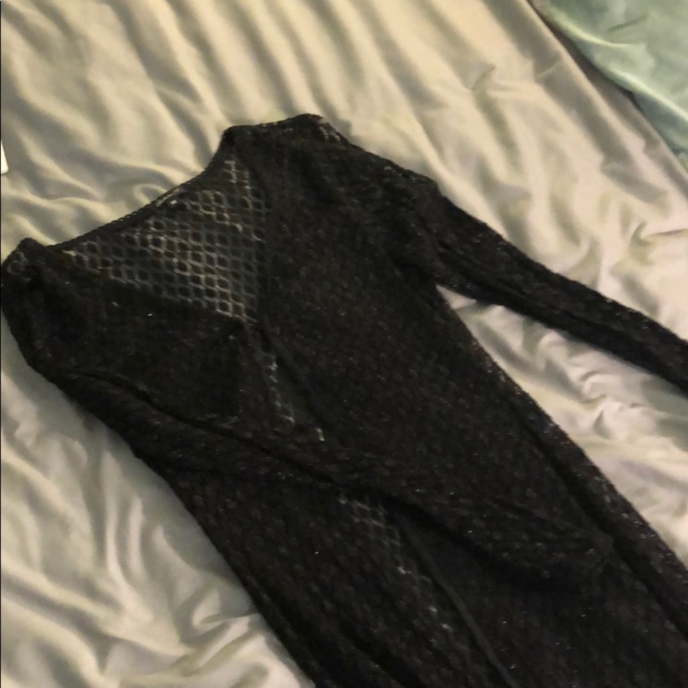 Formal ankle length jacket/shawl